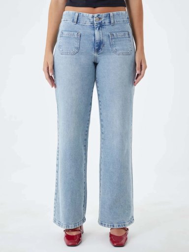 JEANS REGULAR FITS ME POCKET INDEX MUJER