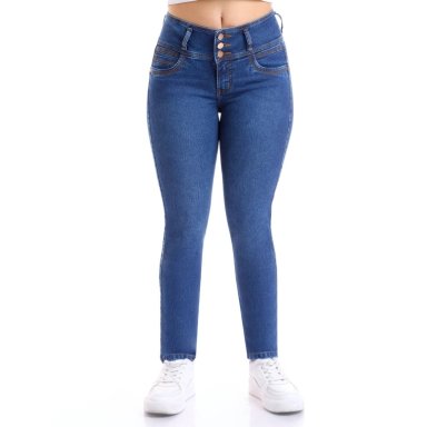 JEAN SKINNY MUJER METAL JEANS ALGODÓN RUTH