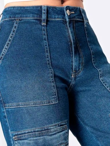 JEANS ALGODÓN RECTO MUJER PIONIER KILANE - 4