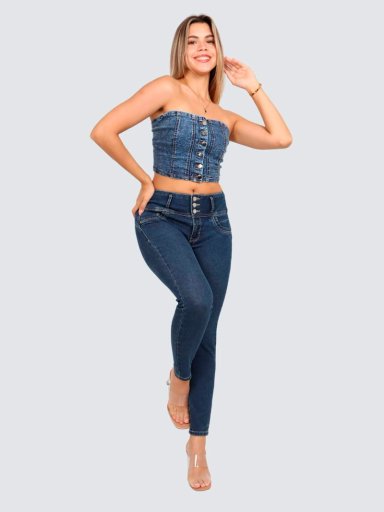 JEANS ALGODÓN SKINNY MUJER PARADA 111 COCO