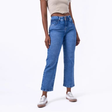JEANS ALGODÓN RECTO MUJER MACHINE MACHINE SHANE - 1