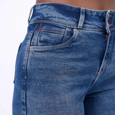 JEANS ALGODÓN RECTO MUJER MACHINE MACHINE SHANE - 3