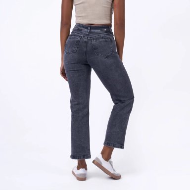 JEANS ALGODÓN RECTO MUJER MACHINE MACHINE SHANE - 2