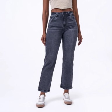 JEANS ALGODÓN RECTO MUJER MACHINE MACHINE SHANE - 1