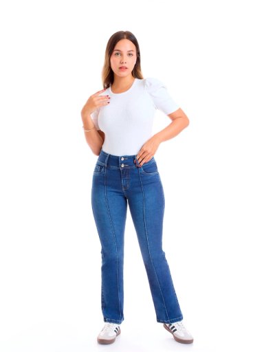 JEANS ALGODÓN REGULAR MUJER METAL JEANS MARTE