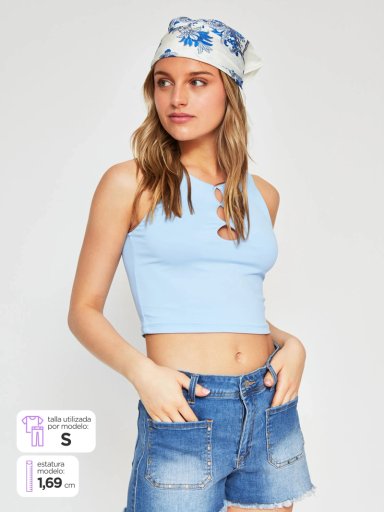 POLO SIN MANGAS MUJER INDEX AGOTA