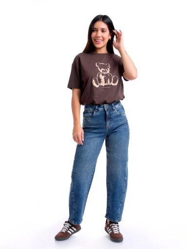 JEANS ALGODÓN REGULAR MUJER METAL JEANS RAFAELLA