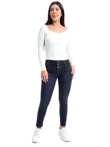 JEAN SKINNY MUJER METAL JEANS ALGODÓN KARINA - 1