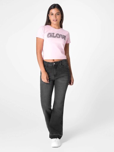 JEANS ALGODÓN FLARE MUJER SQUEEZE KAMRY