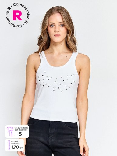 POLO SIN MANGAS MUJER BARBADOS ASTRASS 