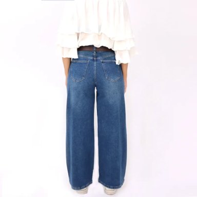 JEANS CULOTTE MUJER KAYRA POBLET COMFY - 3