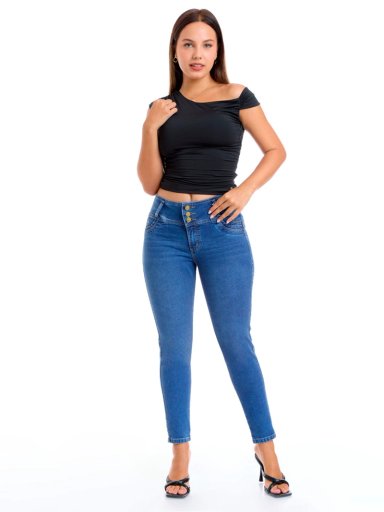 JEANS ALGODÓN SKINNY MUJER METAL JEANS FANTASY - 1