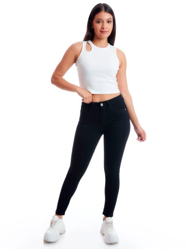 JEANS ALGODÓN SKINNY MUJER METAL JEANS DUNIA - 1