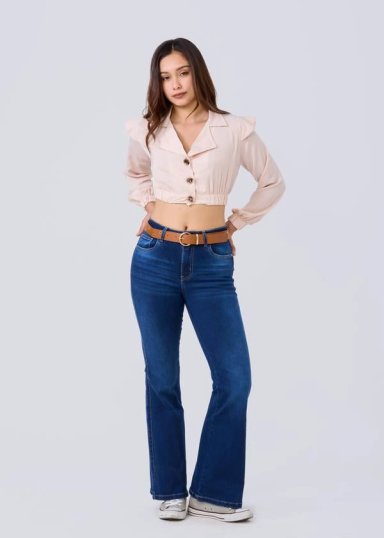 JEANS ALGODÓN FLARE MUJER ALEJANDRA BAIGORRIA VALENTINA