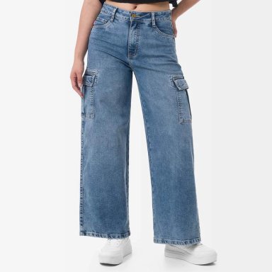 JEAN WIDE LEG MUJER GOCCOS CAETAN