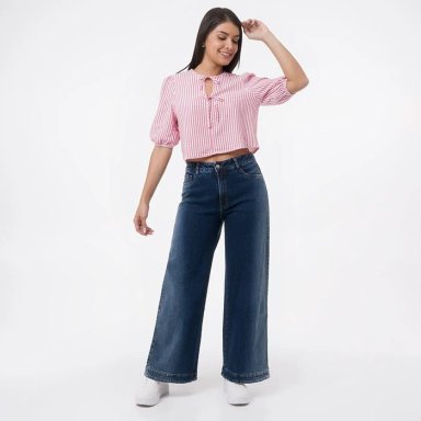 JEAN WIDE LEG MUJER GOCCOS CALIXO