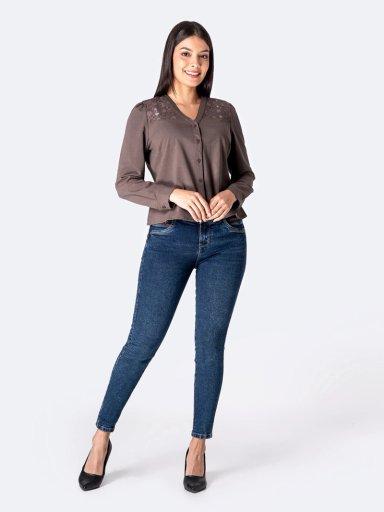 BLUSA MANGA LARGA MUJER PIONIER LEHIREN