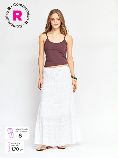 FALDA LARGA MUJER AERO TEXTURE 