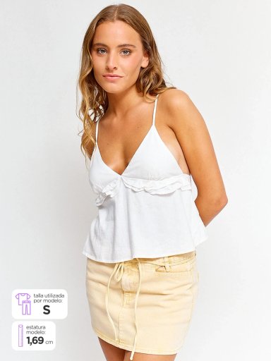 BLUSA SIN MANGAS MUJER INDEX FEBONI