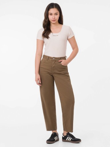 PANTALÓN SUELTO MUJER GOCCOS BARREL GRANCE