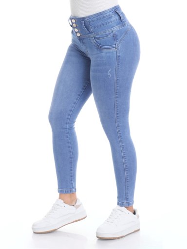 JEAN SKINNY MUJER METAL JEANS ALGODÓN DANIA - 3
