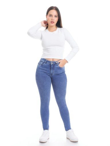 JEAN SKINNY MUJER METAL JEANS ALGODÓN ALLISON