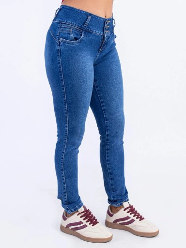 JEAN SKINNY MUJER SODA BLUES ALGODÓN TAULA - 3