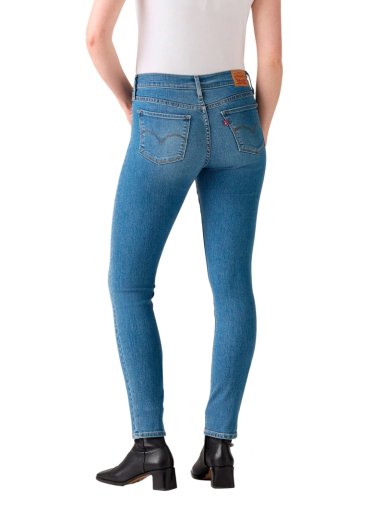 JEAN SKINNY MUJER LEVI'S CELESTE ALGODÓN - 4
