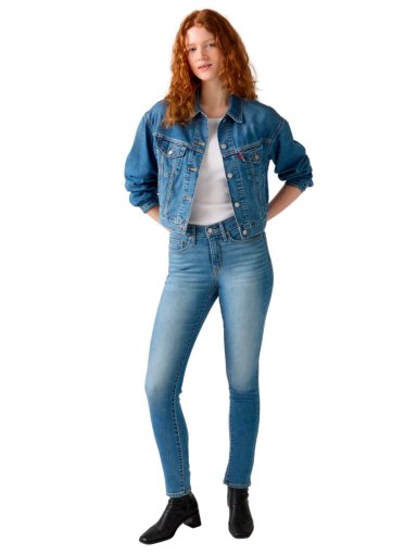 JEAN SKINNY MUJER LEVI'S CELESTE ALGODÓN - 1
