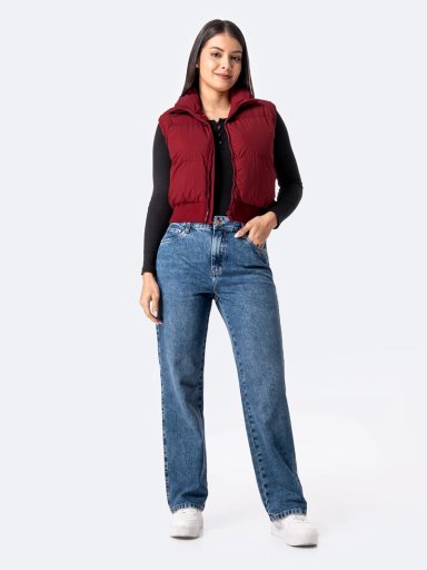 CHALECO MUJER PIONIER VINO RAMIRA