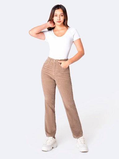 PANTALÓN COTELÉ RECTO MUJER PIONIER DIANA