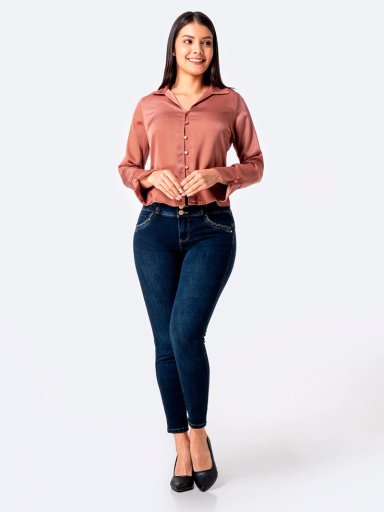 BLUSA MANGA LARGA MUJER PIONIER