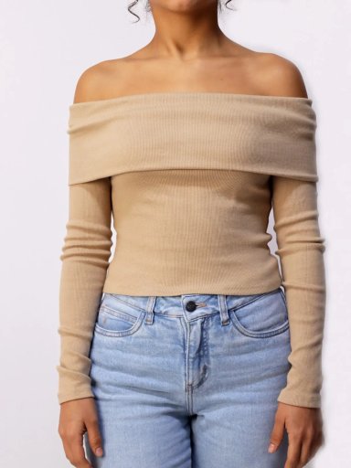 POLO MANGA LARGA ALGODÓN MUJER KAYRA POBLET PERFECT FIT OFF SHOULDER