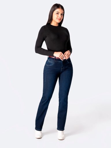 JEANS RECTO MUJER PIONIER MAKALI