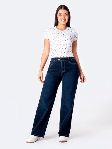 POLO MANGA CORTA LICRA MUJER PIONIER FIJJI LUNARES - 1
