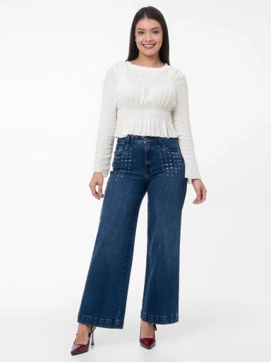 BLUSA MANGA LARGA MUJER GOCCOS HARPOR