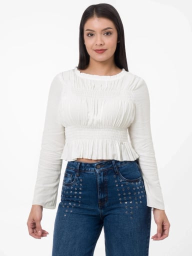 BLUSA MANGA LARGA MUJER GOCCOS HARPOR - 2