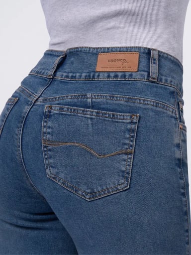 JEANS ALGODÓN WIDELEG MUJER BRONCO CAMERON - 5