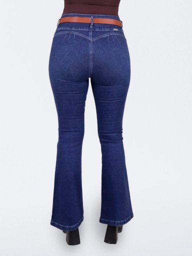 JEANS ALGODÓN FLARE MUJER PARADA 111 BARBIE - 2