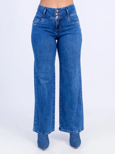 JEANS ALGODÓN WIDELEG MUJER SODA BLUES TARMERY - 2