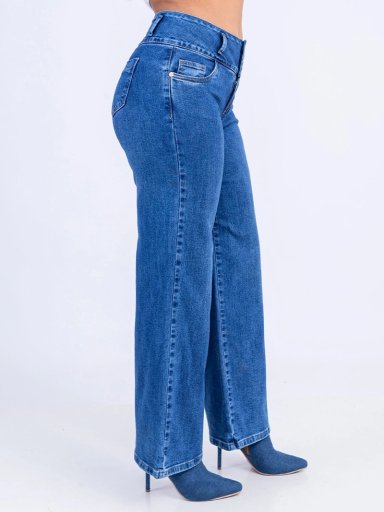JEANS ALGODÓN WIDELEG MUJER SODA BLUES TARMERY - 3
