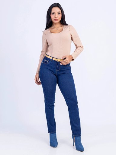 JEANS ALGODÓN SLIM MUJER SODA BLUES KASANDRA