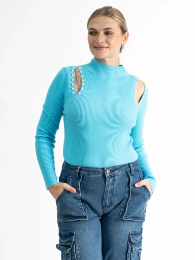 POLO MANGA LARGA MUJER BLACKOUT