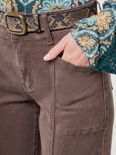 PANTALÓN REGULAR MUJER TATIENNE EMERALD - 4