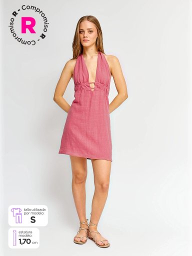 VESTIDO CORTO MUJER INDEX BRIANA