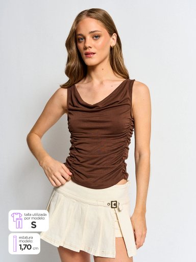 POLO SIN MANGAS MUJER INDEX ESCOTE