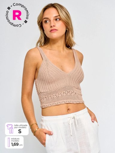 POLO SIN MANGAS MUJER INDEX TEJIDO