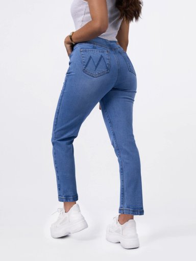 JEANS ALGODÓN SLOUCHY MUJER MACHINE - 3
