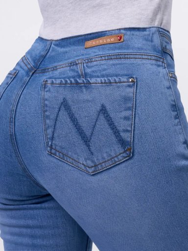 JEANS ALGODÓN SLOUCHY MUJER MACHINE - 4