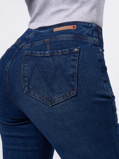 JEANS ALGODÓN SLOUCHY MUJER MACHINE - 4